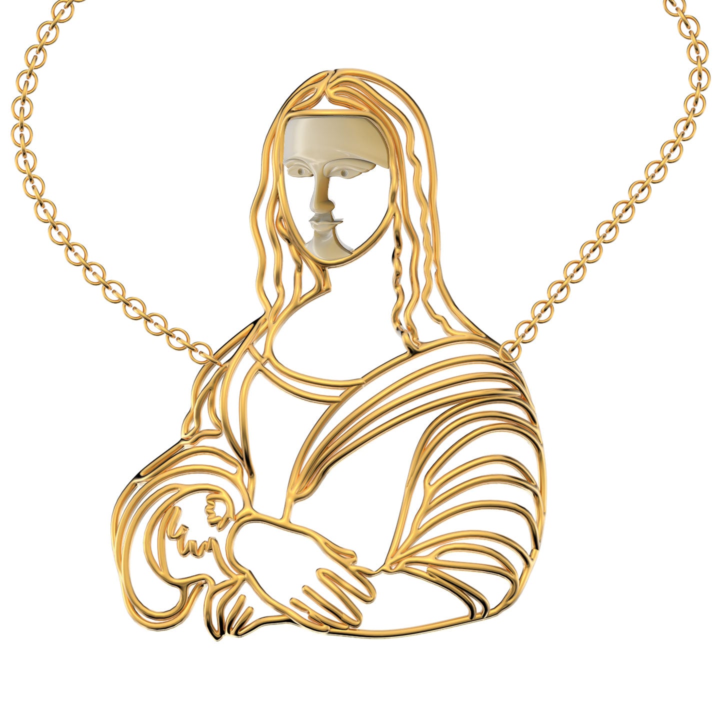 Mona Lisa Pendant