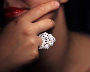 white sunshine ring